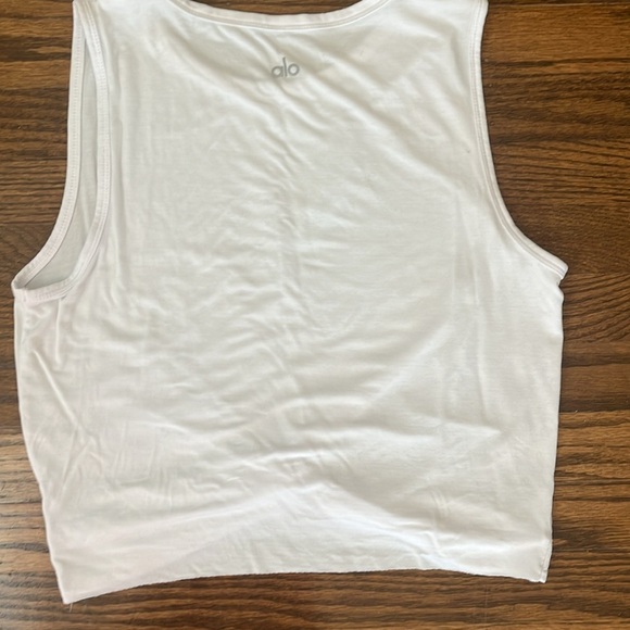 Alo Women white Cover Tank Top - Picture 7 of 7